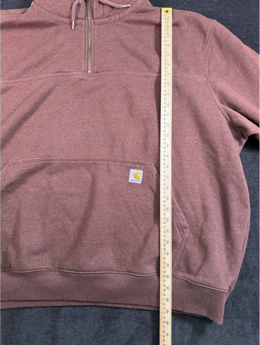 Carhartt Rain Defender Loose Fit 4XL Hoodie Sweatshirt in Brown - Picture 4 of 6